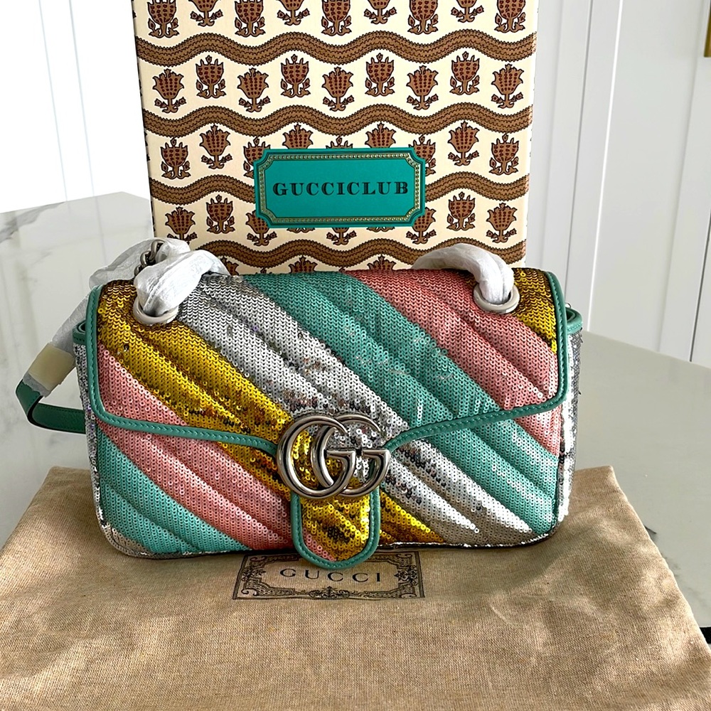 Gucci GG Sequin Marmont bag